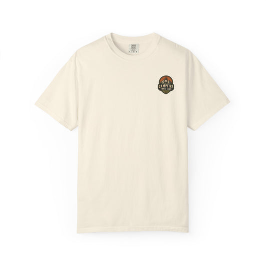 Campfire Trail Club Camping T-shirt — Campsite Shirt for Campers