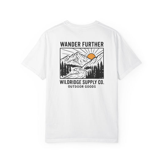 Mountain Sunset T-Shirt — Wildridge Supply Co. Wander Further Tee