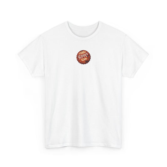 Bottle Cap Fishing Graphic Tee – Vintage Mountain River Outdoor Shirt