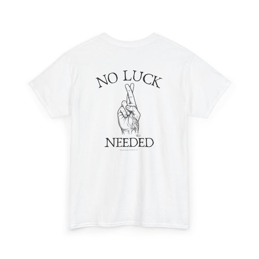 No Luck Needed Fishing Shirt - Skill Over Luck Angler Graphic Tee