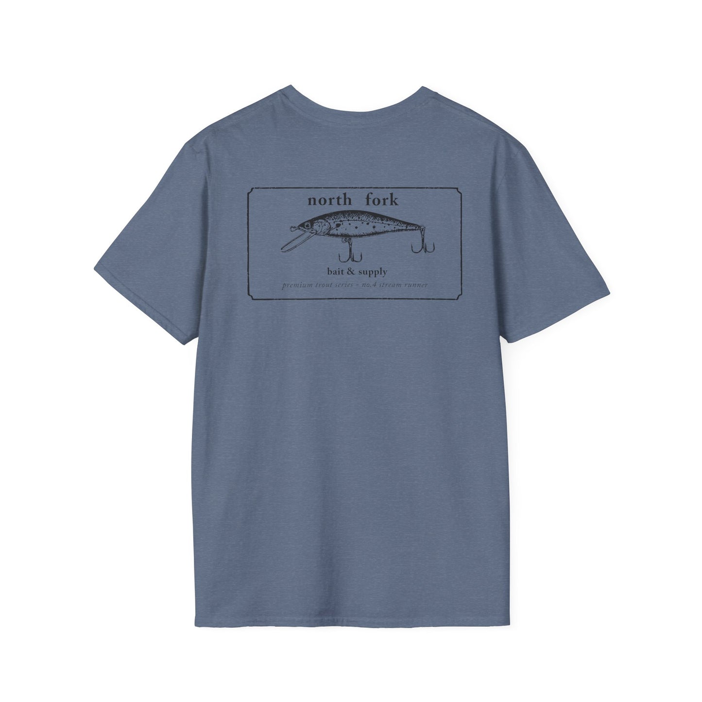 Blue fishing shirt for trout