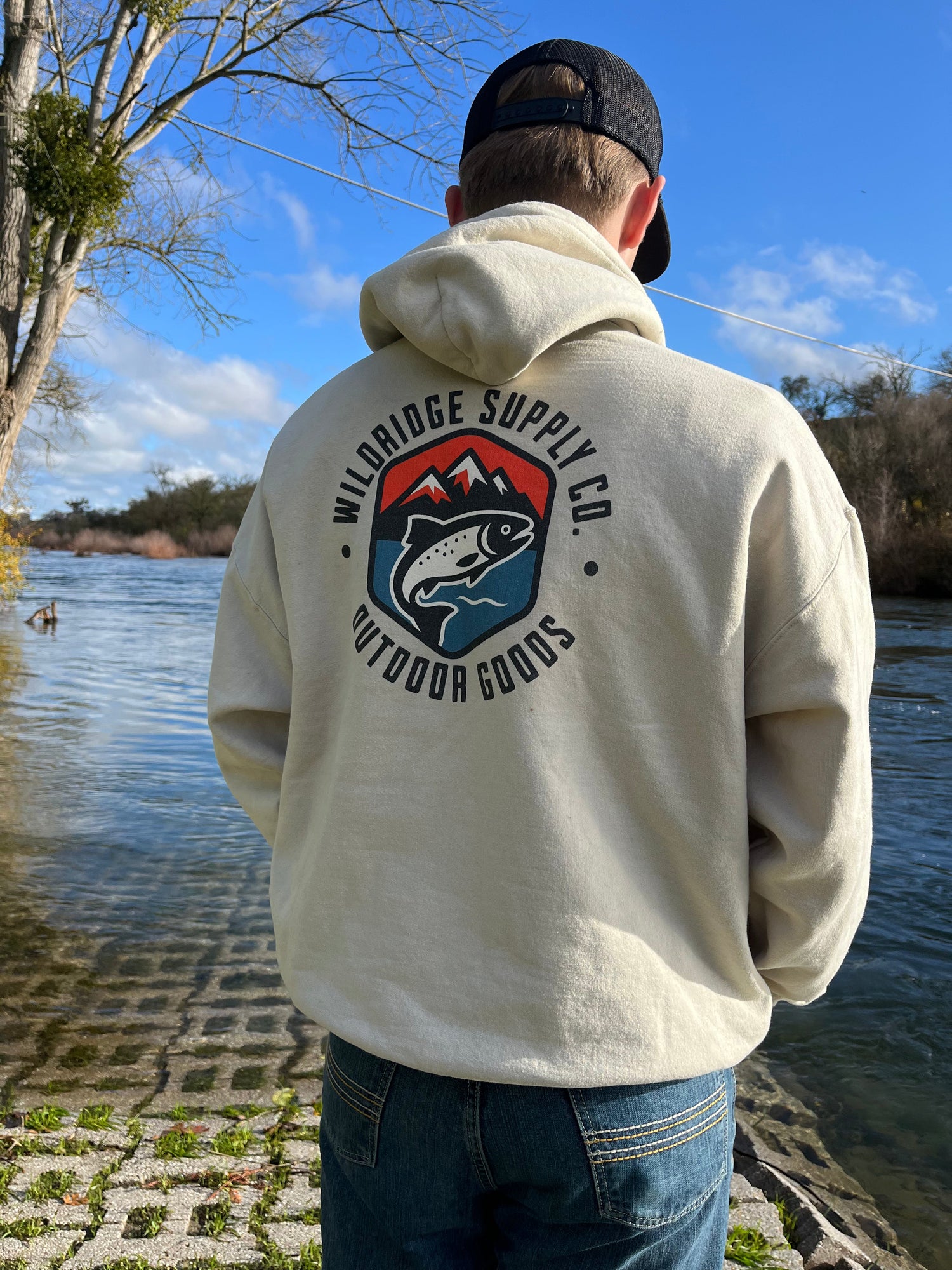 Trout fishing sweatshirt