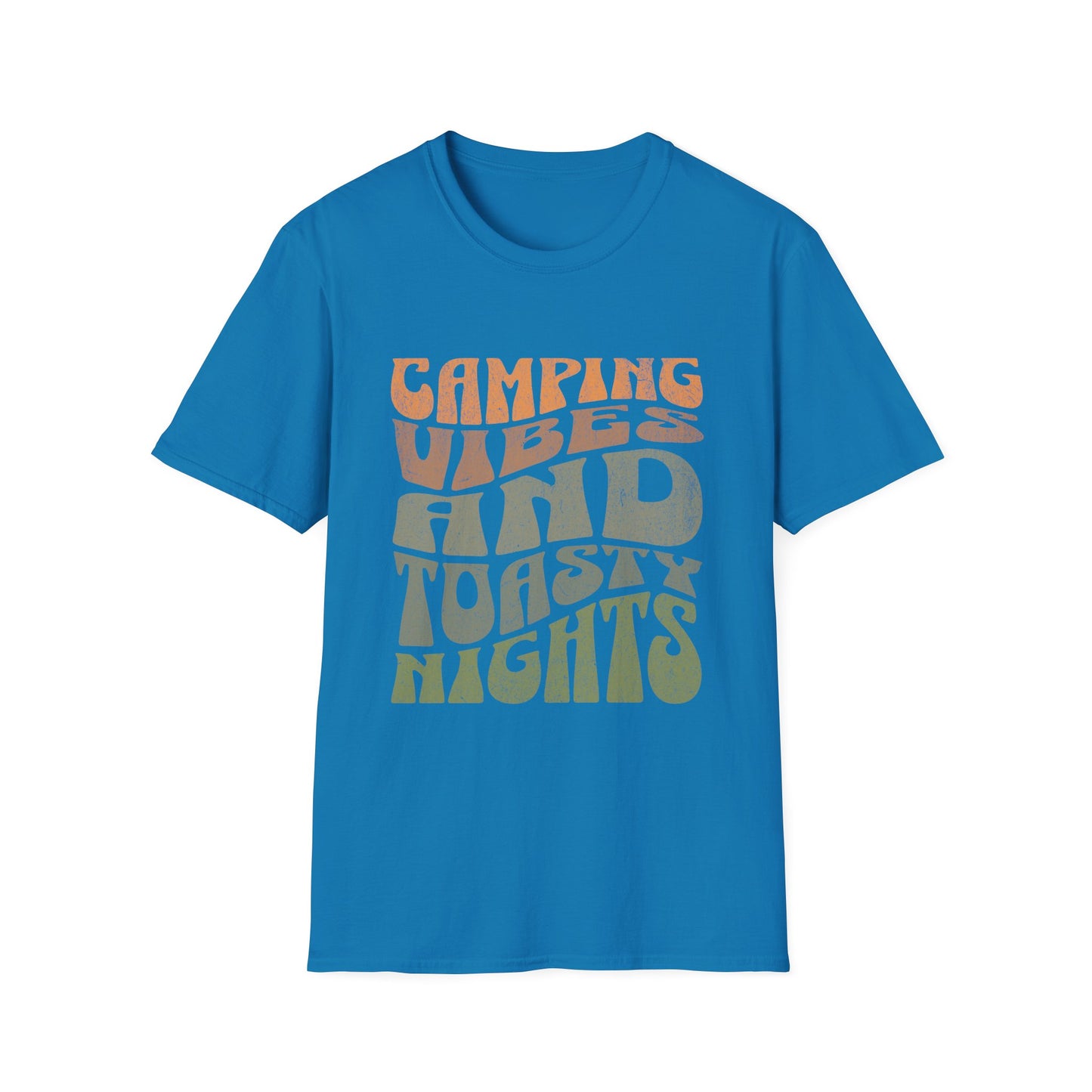 Camping Vibes T-Shirt Adventure & Outdoor Lover Graphic Tee