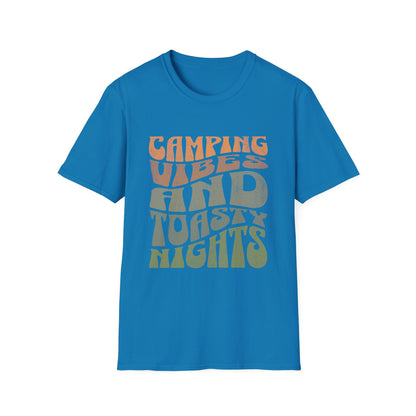 Camping Vibes T-Shirt Adventure & Outdoor Lover Graphic Tee