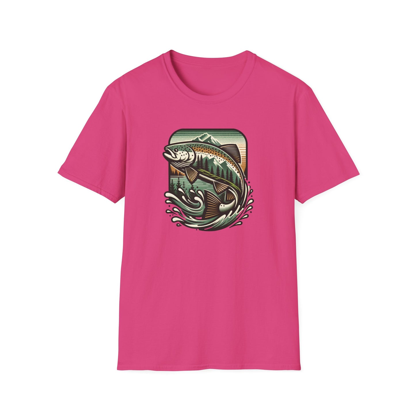 Wildridge Supply Co. Streamside Trout T-Shirt – Fly Fishing Graphic Tee | Outdoor Adventure Apparel