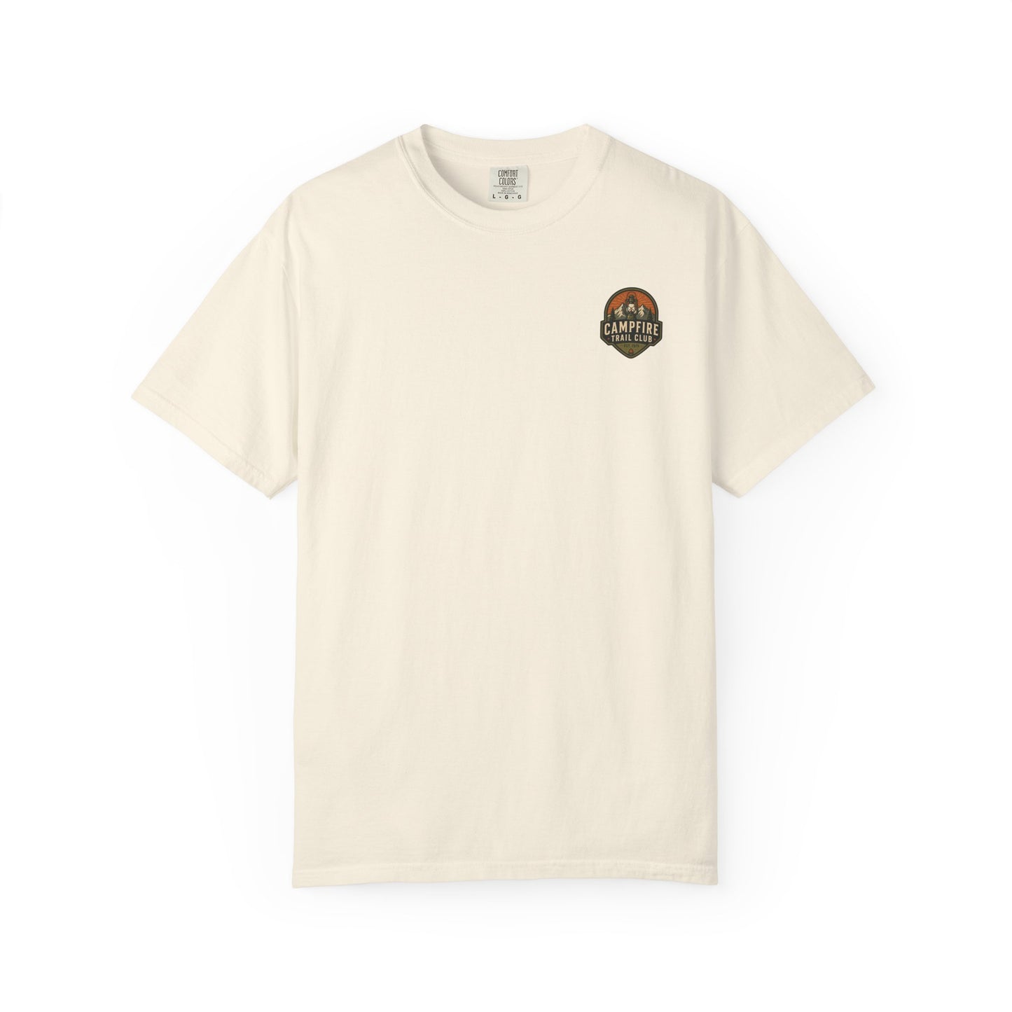 Campfire Trail Club Camping T-shirt — Campsite Shirt for Campers