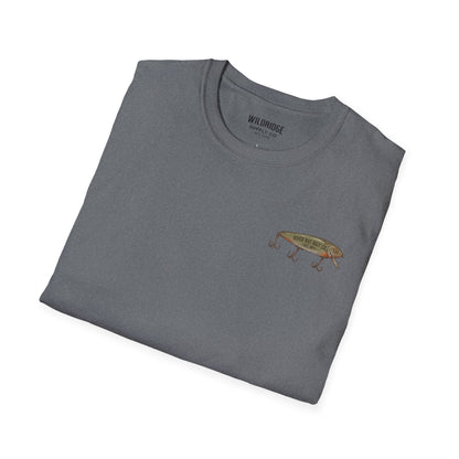Fishing T-Shirt Vintage Hand-Crafted Lures Fishing Tee