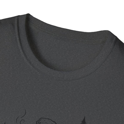 Camping Dog T-Shirt — "Cold Nose, Warm Fire, Good Dog" Graphic Tee