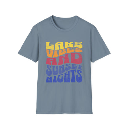 Lake Vibes -Sunset Nights Retro Tee