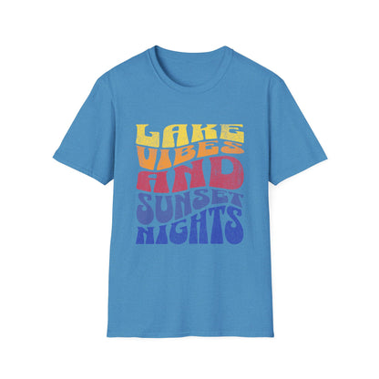 Lake Vibes -Sunset Nights Retro Tee