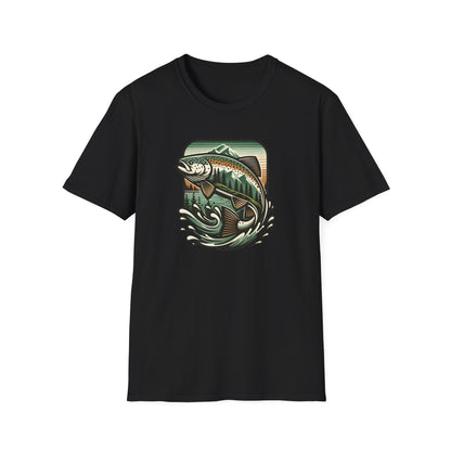 Wildridge Supply Co. Streamside Trout T-Shirt – Fly Fishing Graphic Tee | Outdoor Adventure Apparel