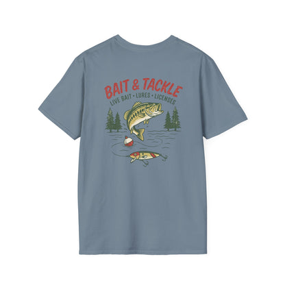 Bait & Tackle Fishing T-Shirt | Vintage Bass Fishing Graphic Tee
