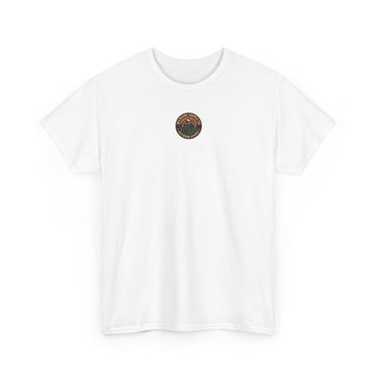 Wildridge Supply Co. “Campfire Coffee” T-Shirt – Retro Mug & Pine Tree Graphic | Outdoor Lifestyle Tee