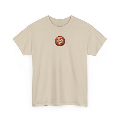 Bottle Cap Fishing Graphic Tee – Vintage Mountain River Outdoor Shirt