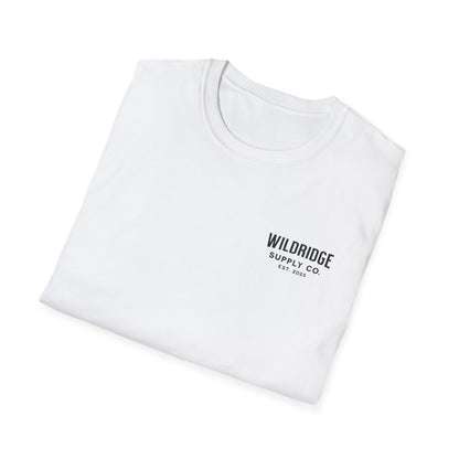 Wildridge Supply Co. Campfire Nights T-Shirt – Minimal Camping Tent Graphic Tee for Outdoor Lovers