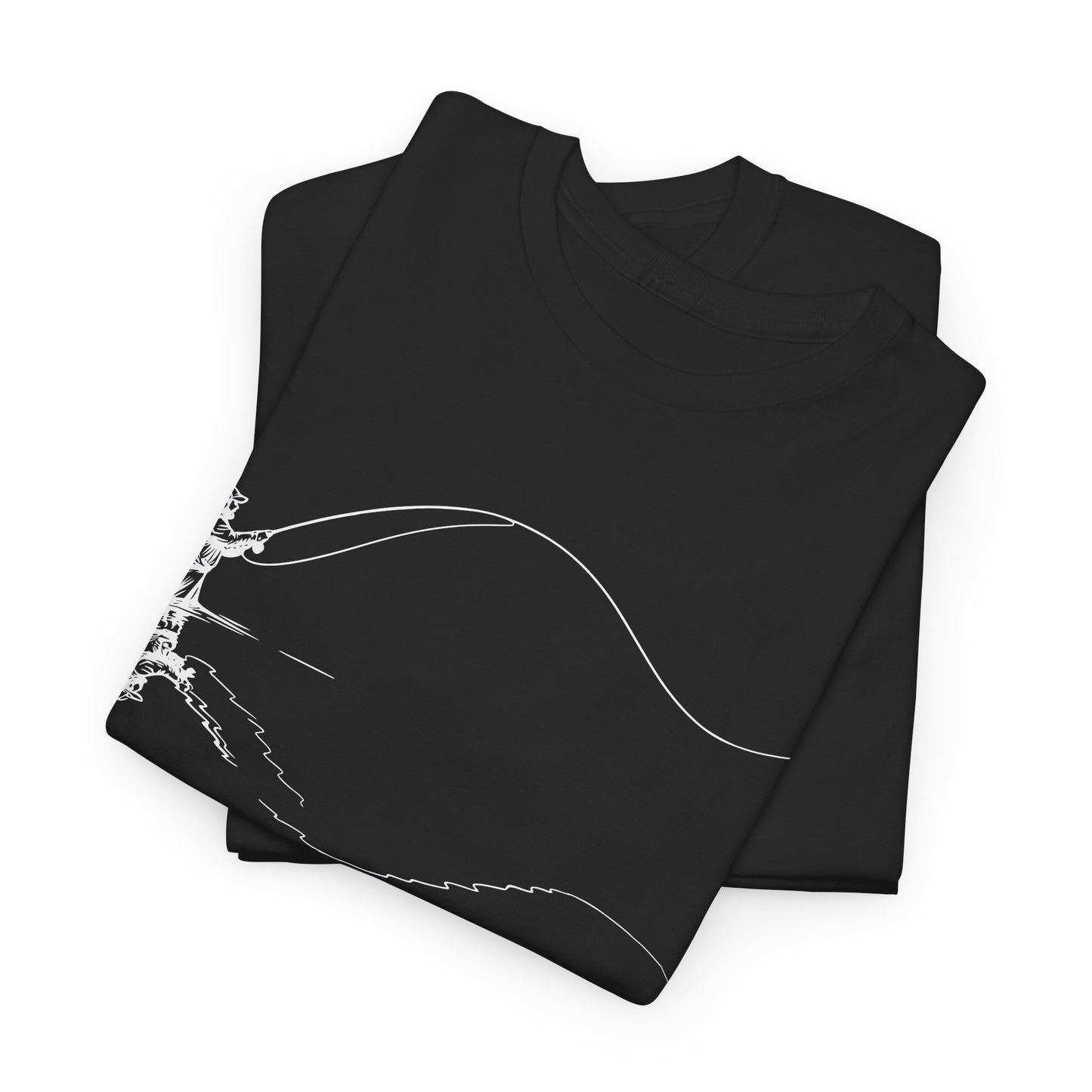 Fishing Tee — Jumping Fish Hook Graphic T-Shirt