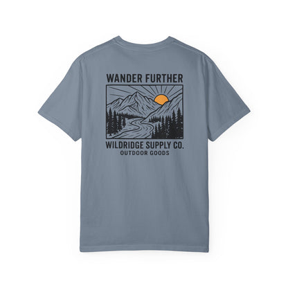 Mountain Sunset T-Shirt — Wildridge Supply Co. Wander Further Tee