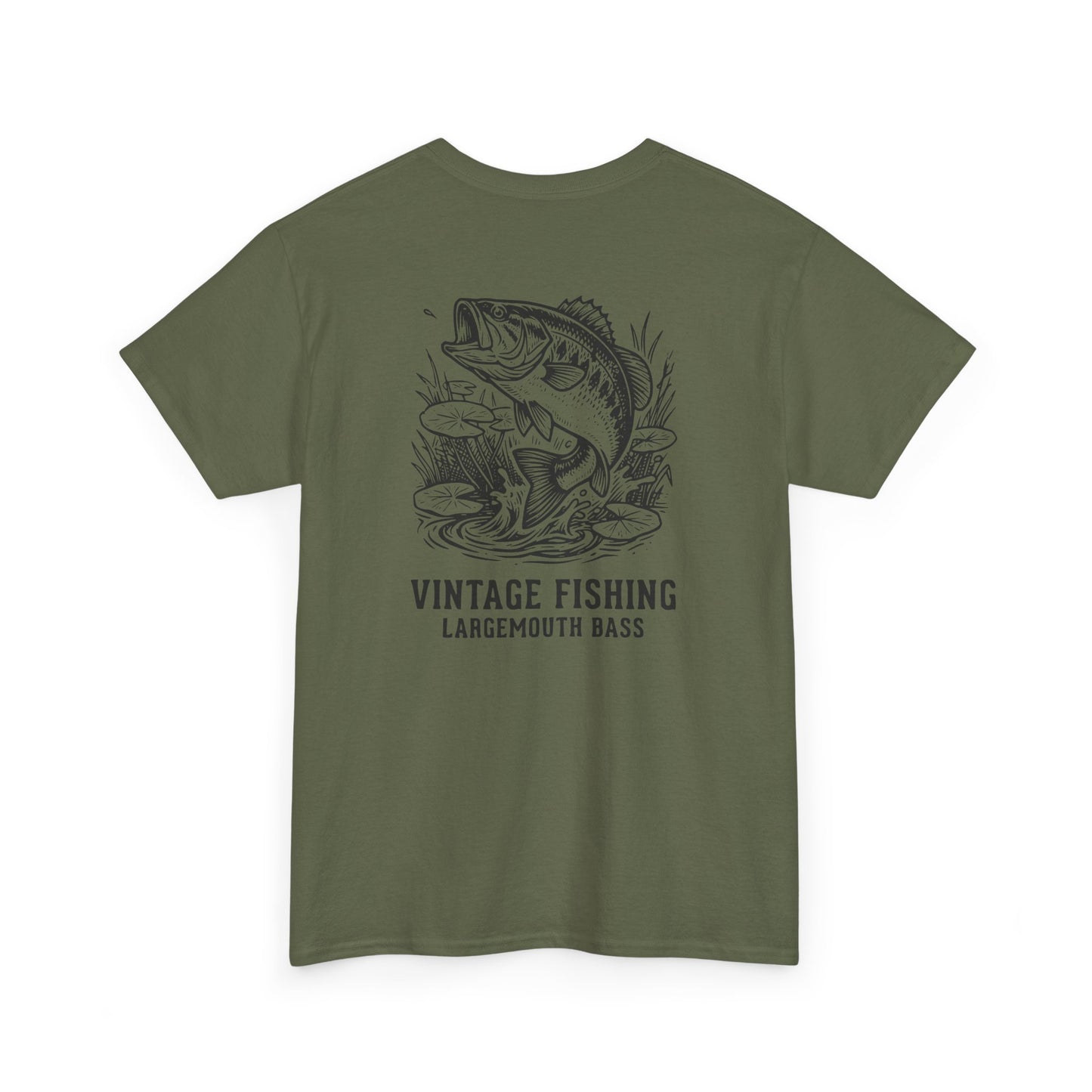 Vintage Largemouth Bass Fishing Shirt | Classic Angler Tee