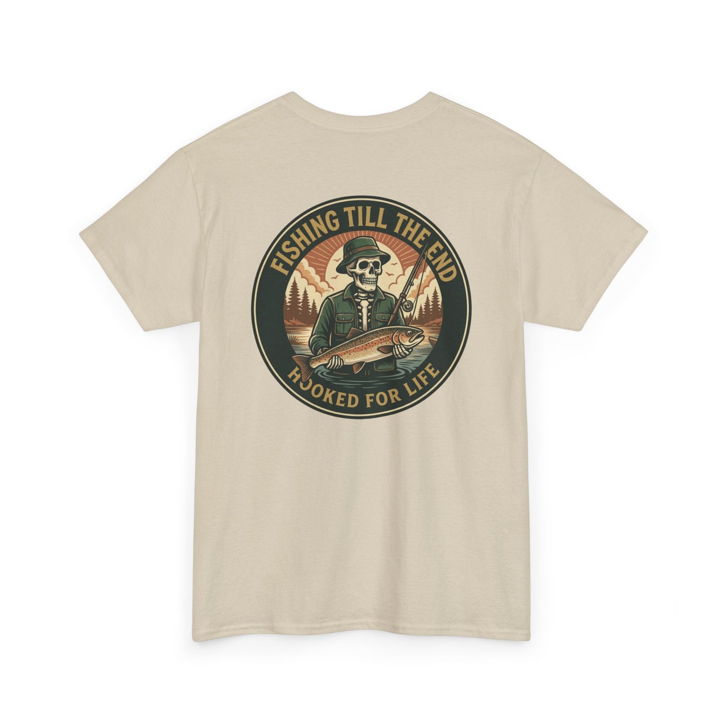 Fishing Till the End T-Shirt – Hooked for Life Angler Graphic Tee