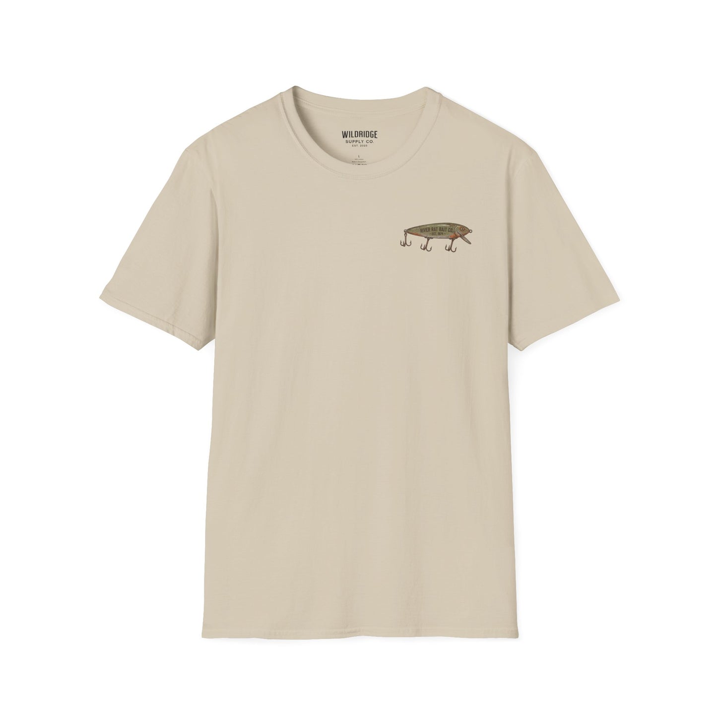 Fishing T-Shirt Vintage Hand-Crafted Lures Fishing Tee
