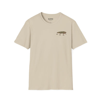 Fishing T-Shirt Vintage Hand-Crafted Lures Fishing Tee