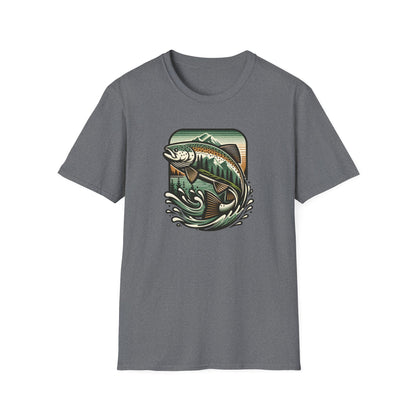 Wildridge Supply Co. Streamside Trout T-Shirt – Fly Fishing Graphic Tee | Outdoor Adventure Apparel