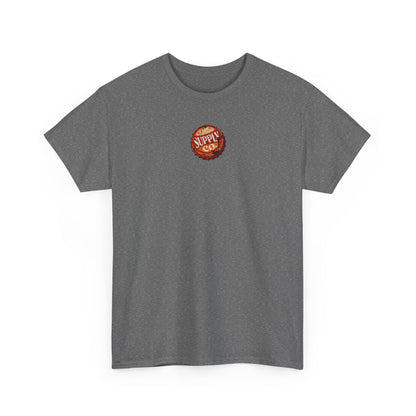 Bottle Cap Fishing Graphic Tee – Vintage Mountain River Outdoor Shirt