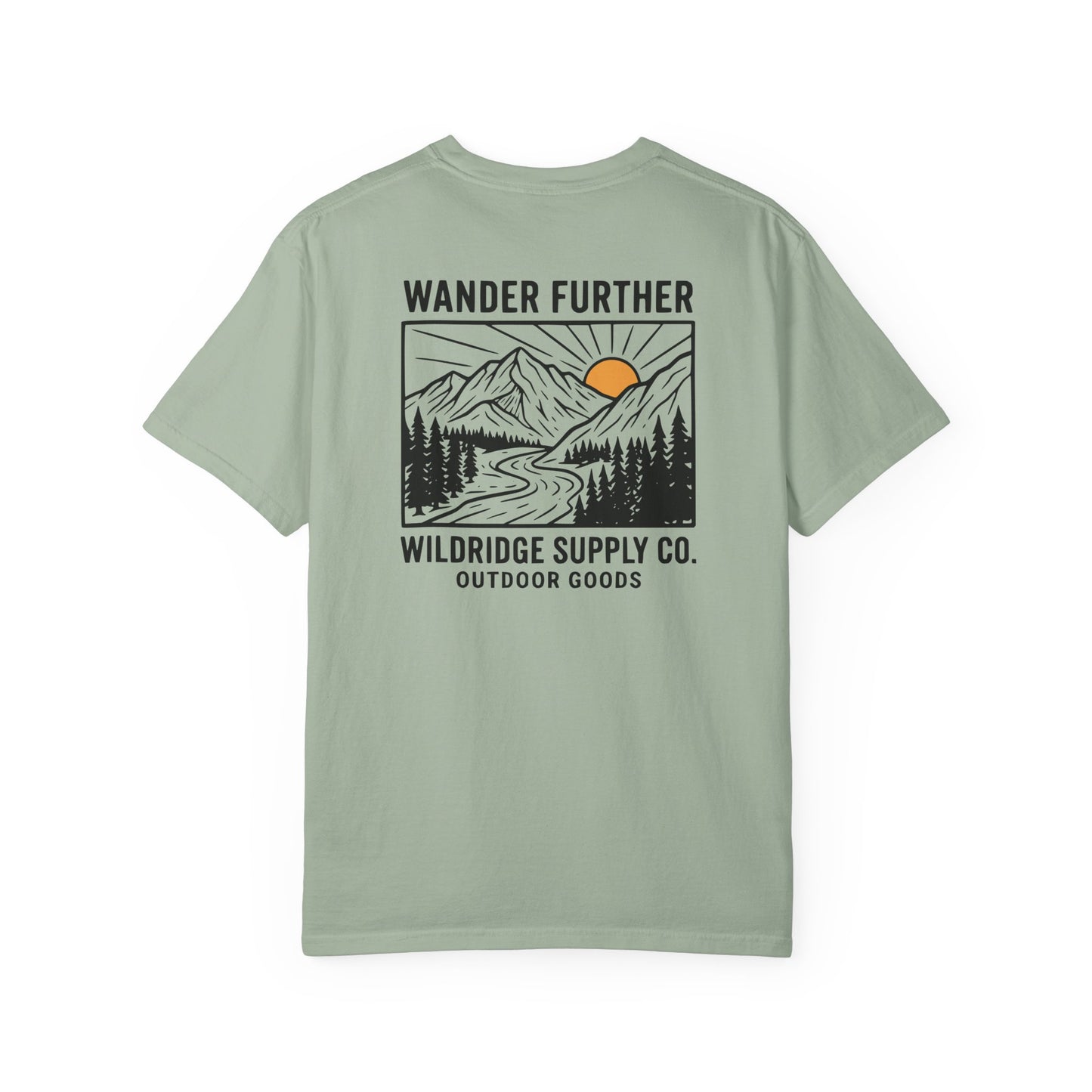 Mountain Sunset T-Shirt — Wildridge Supply Co. Wander Further Tee