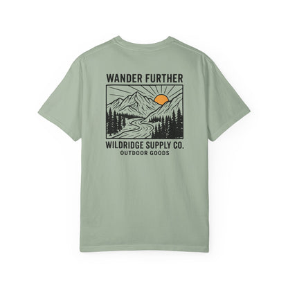 Mountain Sunset T-Shirt — Wildridge Supply Co. Wander Further Tee