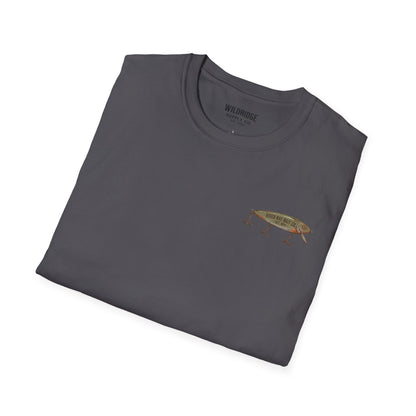 Fishing T-Shirt Vintage Hand-Crafted Lures Fishing Tee