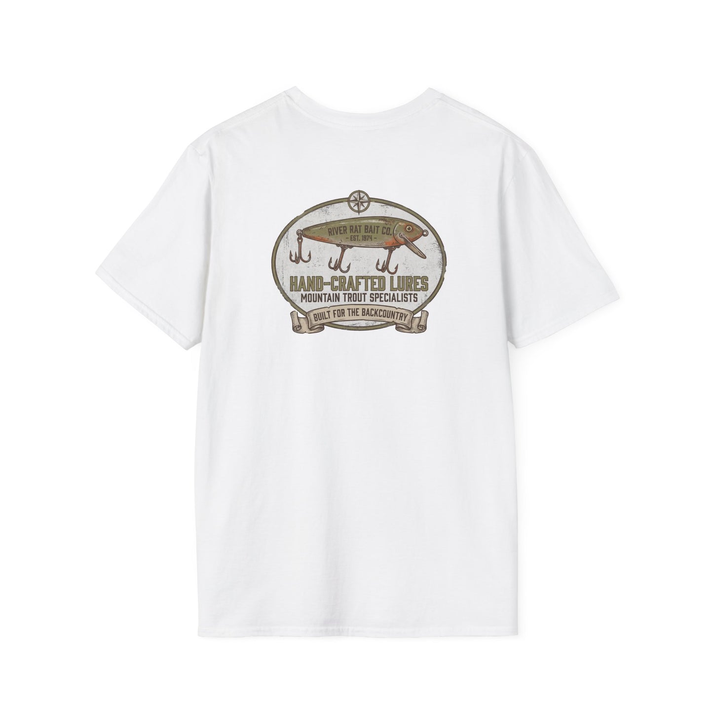 Fishing T-Shirt Vintage Hand-Crafted Lures Fishing Tee
