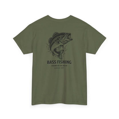 Delta Largemouth Bass Shirt | Classic Fishing Graphic Tee
