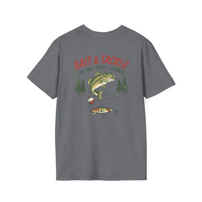 Bait & Tackle Fishing T-Shirt | Vintage Bass Fishing Graphic Tee