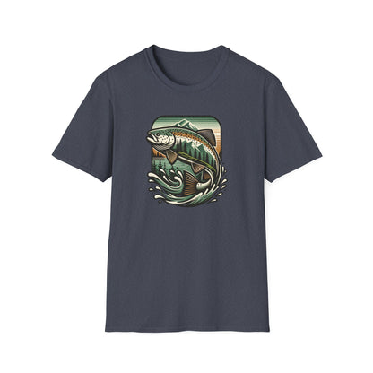 Wildridge Supply Co. Streamside Trout T-Shirt – Fly Fishing Graphic Tee | Outdoor Adventure Apparel