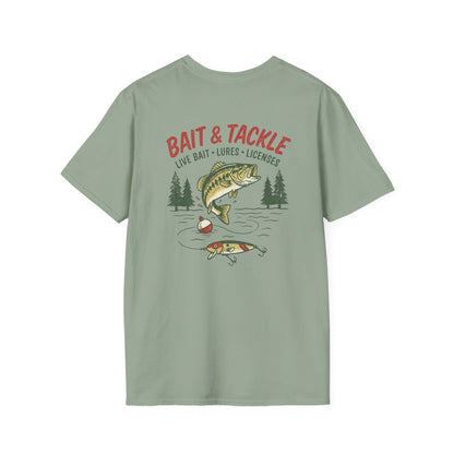 Bait & Tackle Fishing T-Shirt | Vintage Bass Fishing Graphic Tee