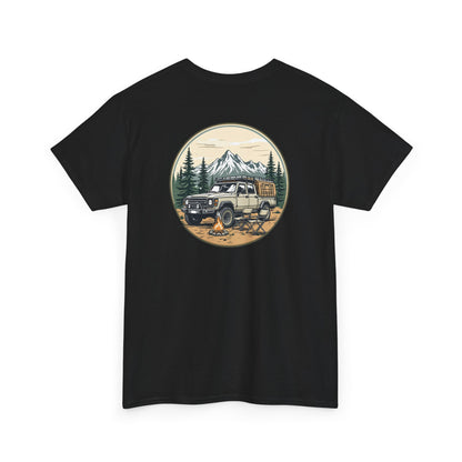 Vintage Overland Truck Adventure Tee (Mountains, Camper, Forest)