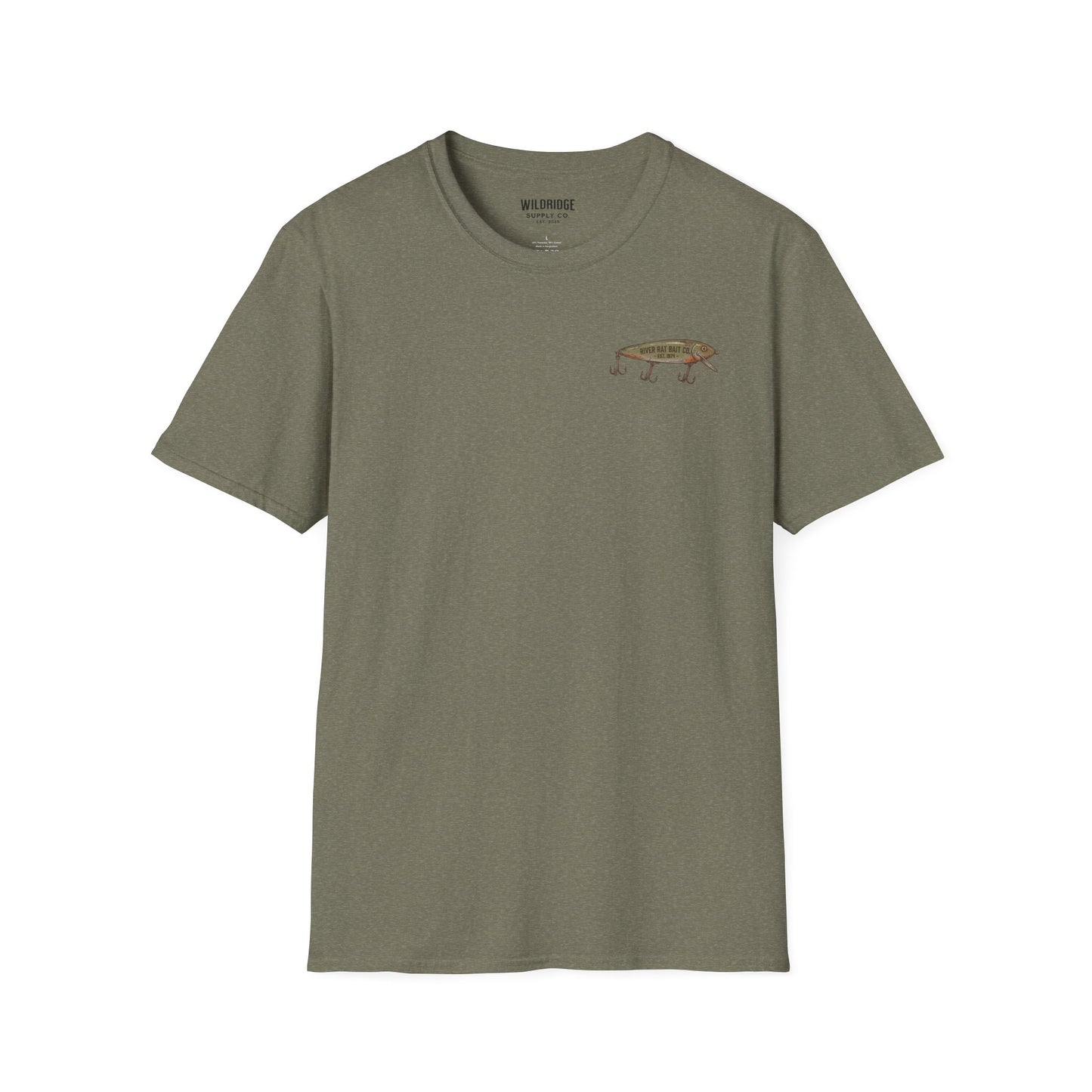 Fishing T-Shirt Vintage Hand-Crafted Lures Fishing Tee