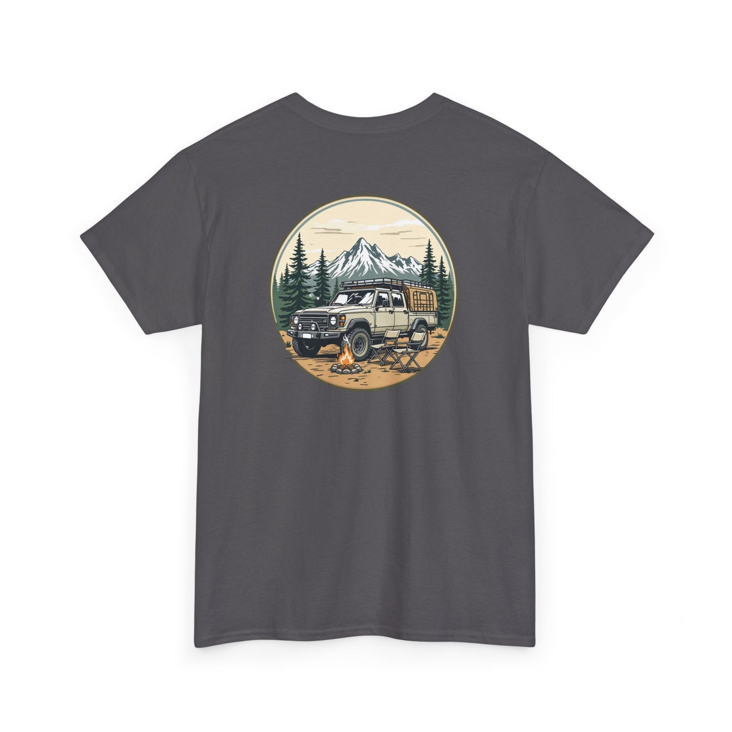 Vintage Overland Truck Adventure Tee (Mountains, Camper, Forest)