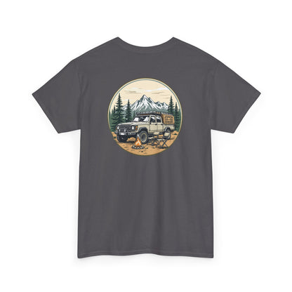Vintage Overland Truck Adventure Tee (Mountains, Camper, Forest)