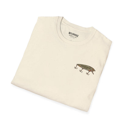 Fishing T-Shirt Vintage Hand-Crafted Lures Fishing Tee