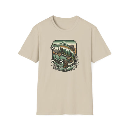Wildridge Supply Co. Streamside Trout T-Shirt – Fly Fishing Graphic Tee | Outdoor Adventure Apparel