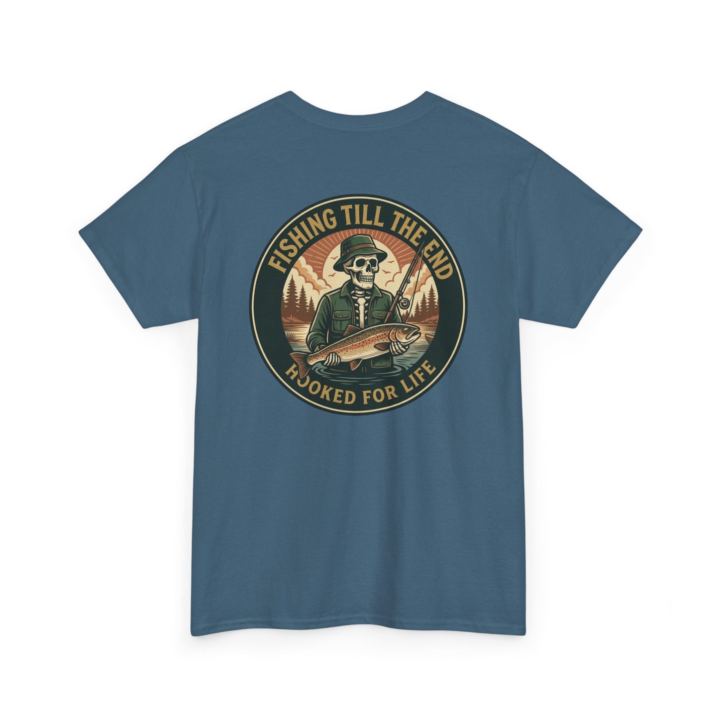 Fishing Till the End T-Shirt – Hooked for Life Angler Graphic Tee
