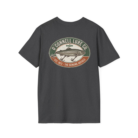 Vintage fishing lure graphic t-shirt