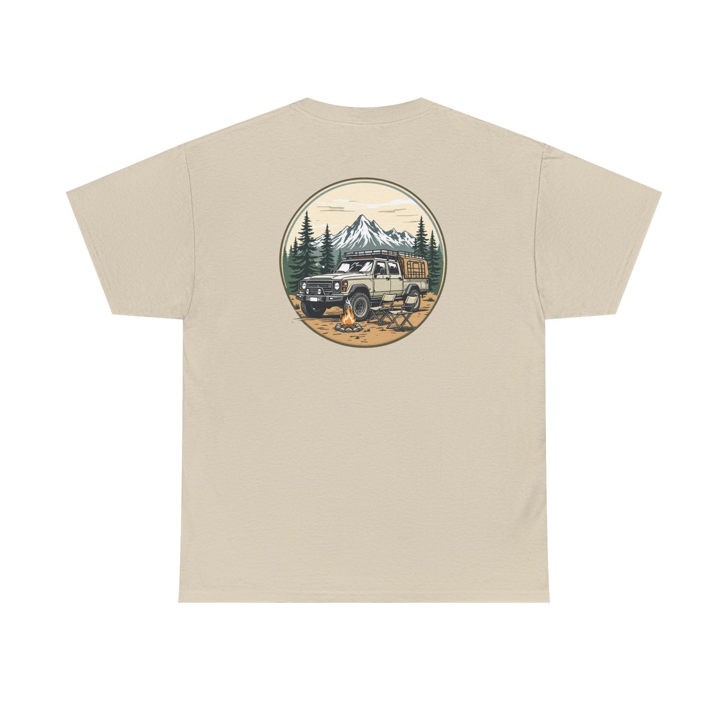 Vintage Overland Truck Adventure Tee (Mountains, Camper, Forest)