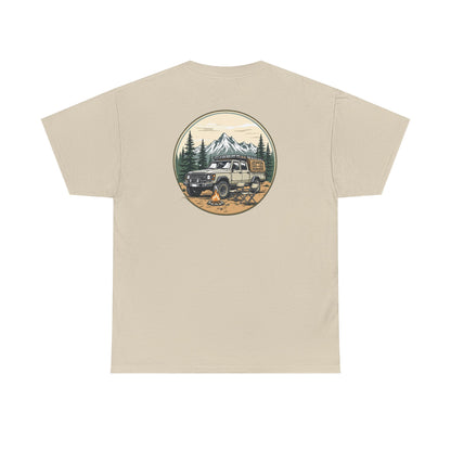 Vintage Overland Truck Adventure Tee (Mountains, Camper, Forest)