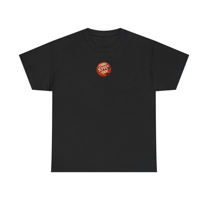 Bottle Cap Fishing Graphic Tee – Vintage Mountain River Outdoor Shirt