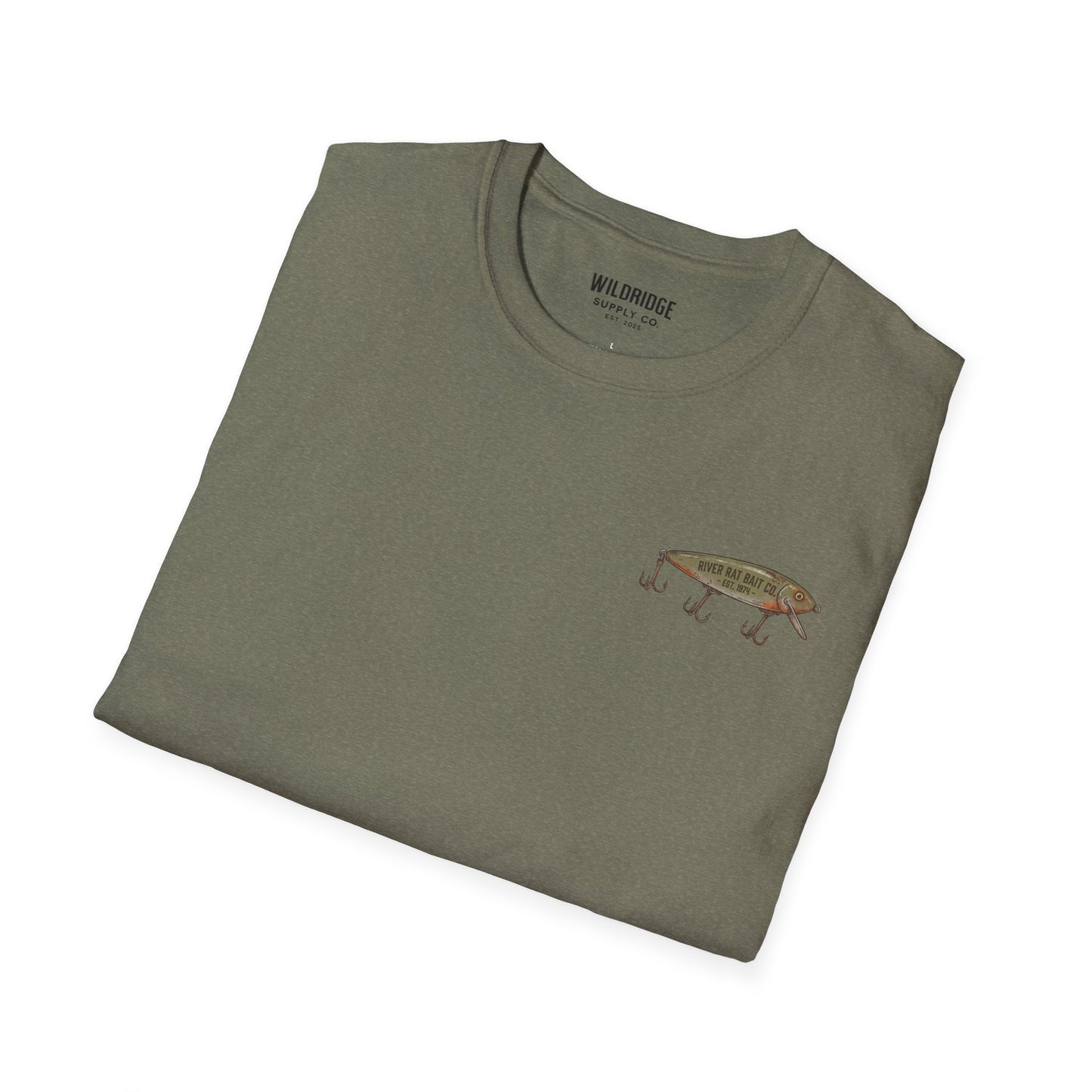 Fishing T-Shirt Vintage Hand-Crafted Lures Fishing Tee