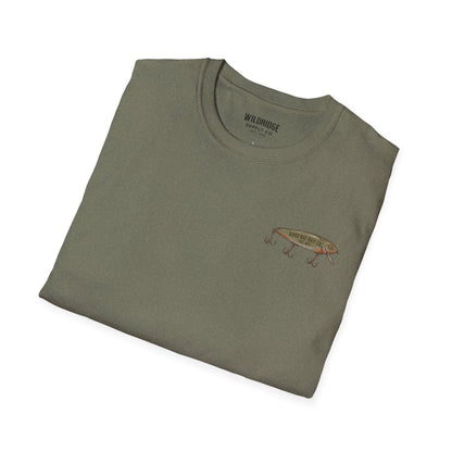 Fishing T-Shirt Vintage Hand-Crafted Lures Fishing Tee