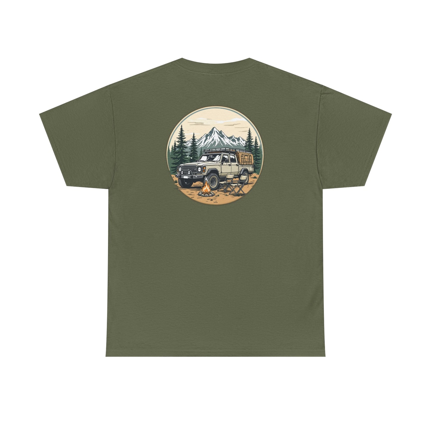 Vintage Overland Truck Adventure Tee (Mountains, Camper, Forest)