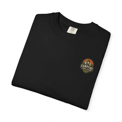 Campfire Trail Club Camping T-shirt — Campsite Shirt for Campers